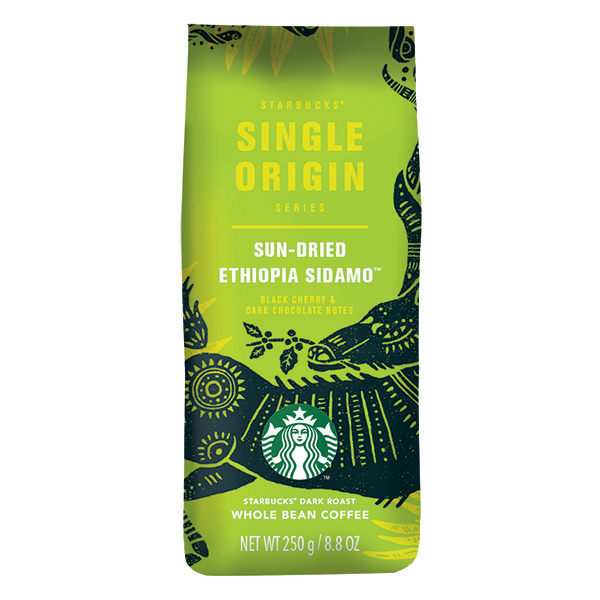 星巴克®單一產區系列-日曬衣索比亞斯丹摩咖啡豆