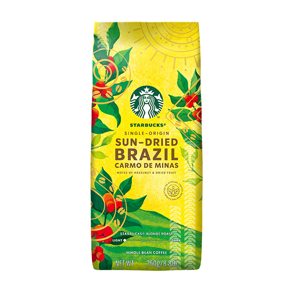 星巴克®巴西日曬卡爾穆迪米納斯咖啡豆