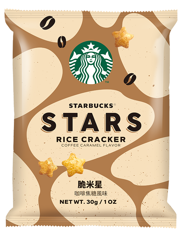 <h1 class='title_cn'>星巴克脆米星(咖啡焦糖風味)</h1><h3 class='title_en'>Rice Cracker (Caramel Coffee)</h3>
