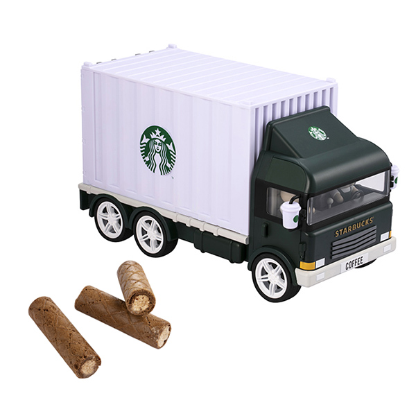 貨櫃車咖啡捲心酥禮盒