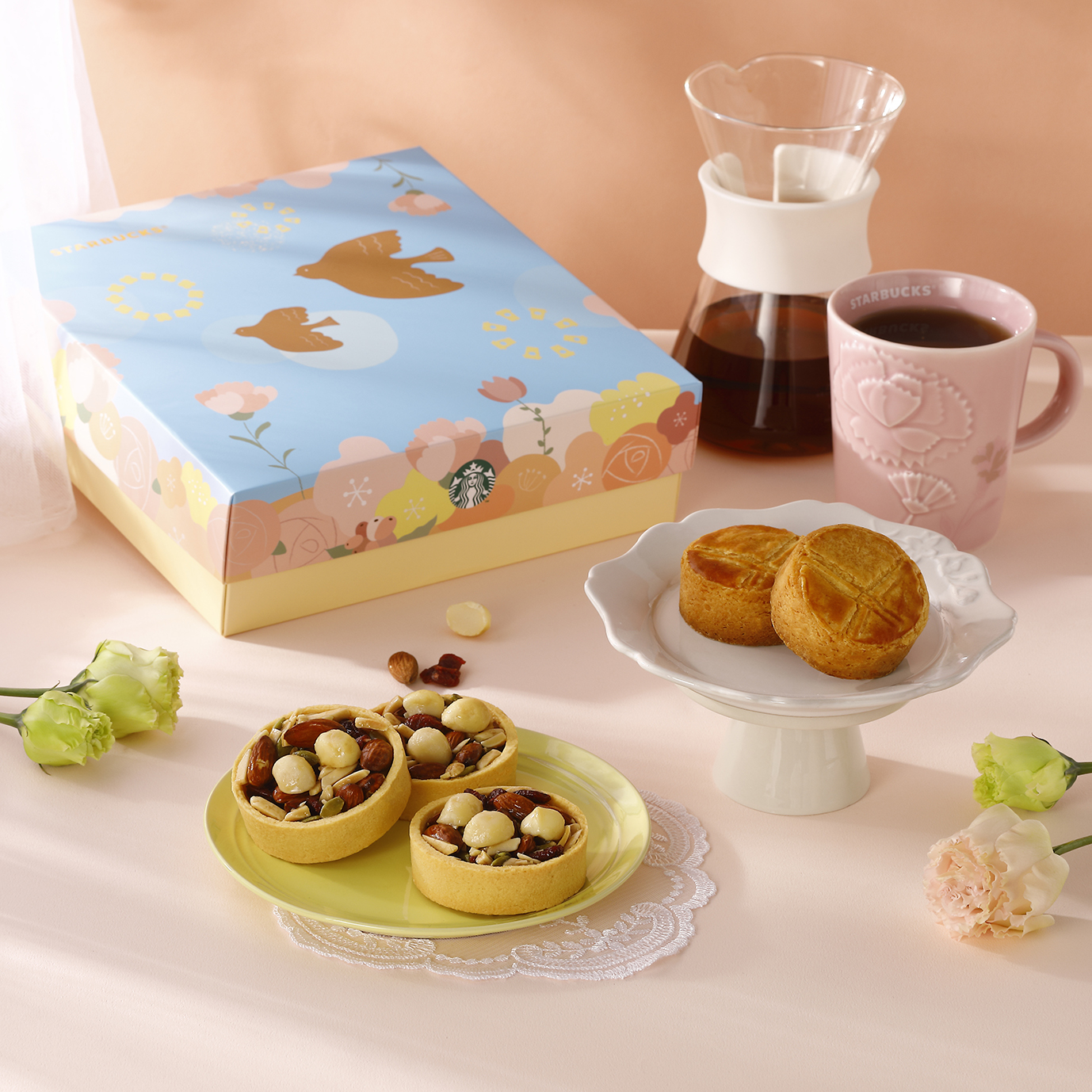 星巴克堅果塔綜合禮盒