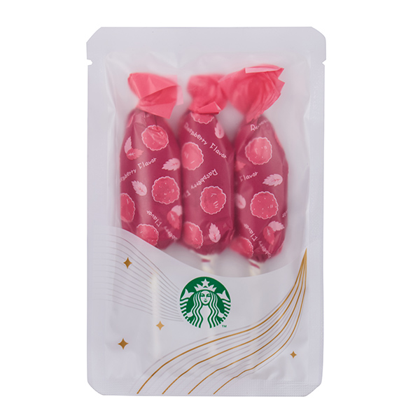 覆盆莓風味棒棒糖