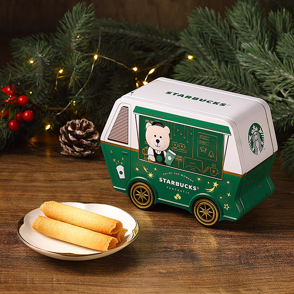 歐式雪茄捲咖啡車造型盒