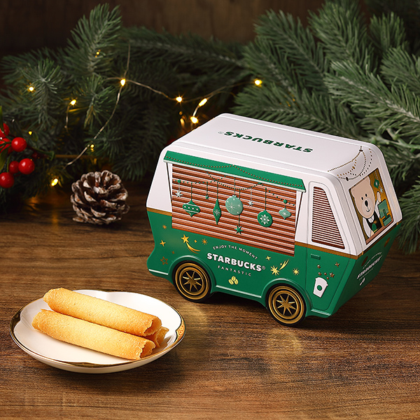 歐式雪茄捲咖啡車造型盒