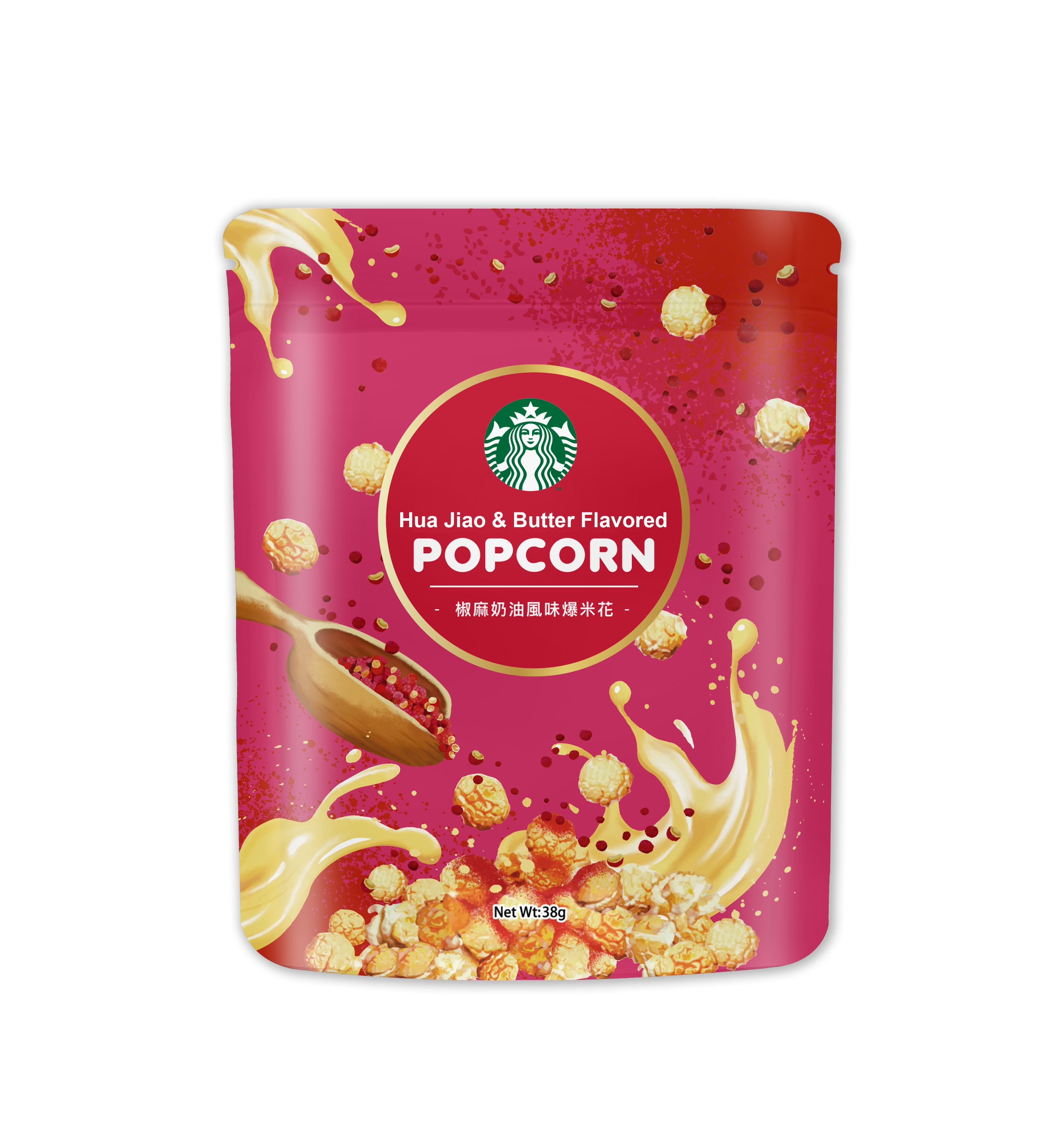 椒麻奶油風味爆米花