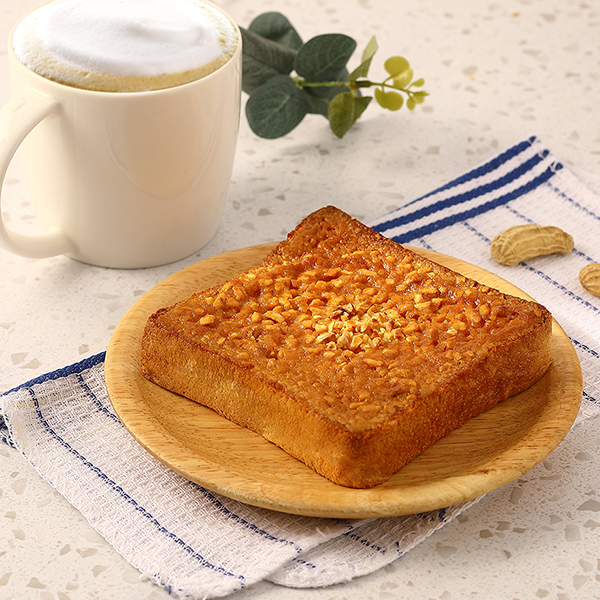 美式花生生吐司