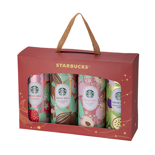 星巴克威化捲心酥禮盒