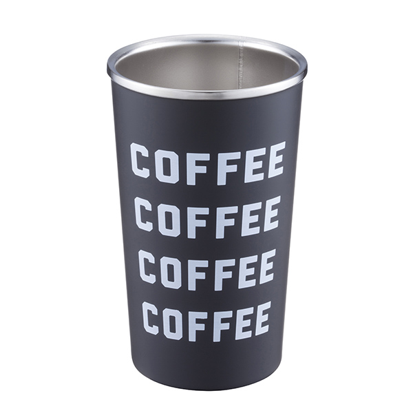 黑COFFEE R不鏽鋼杯