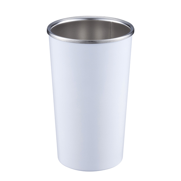 白COFFEE R不鏽鋼杯