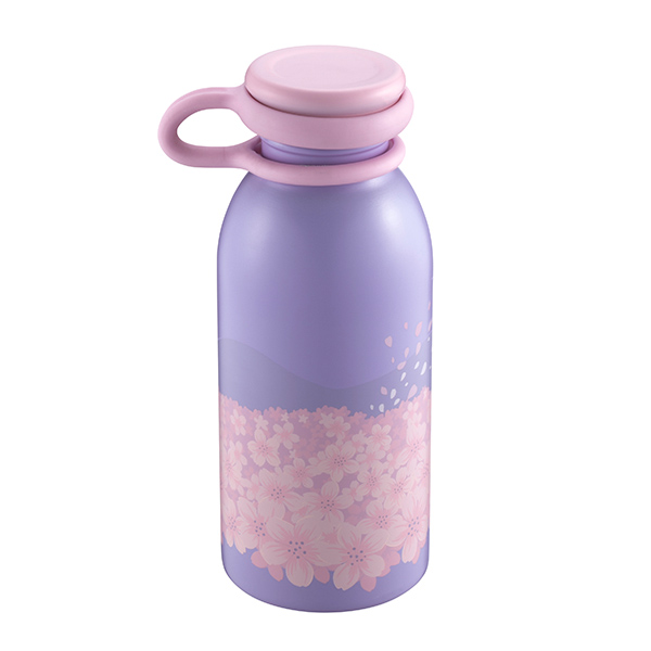 櫻花滿山不鏽鋼水瓶