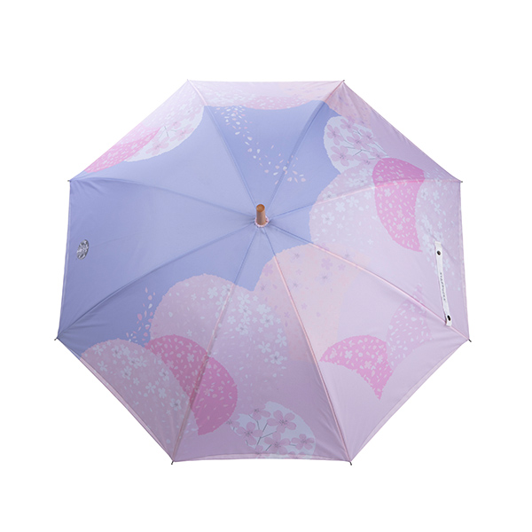 粉櫻山谷雨傘
