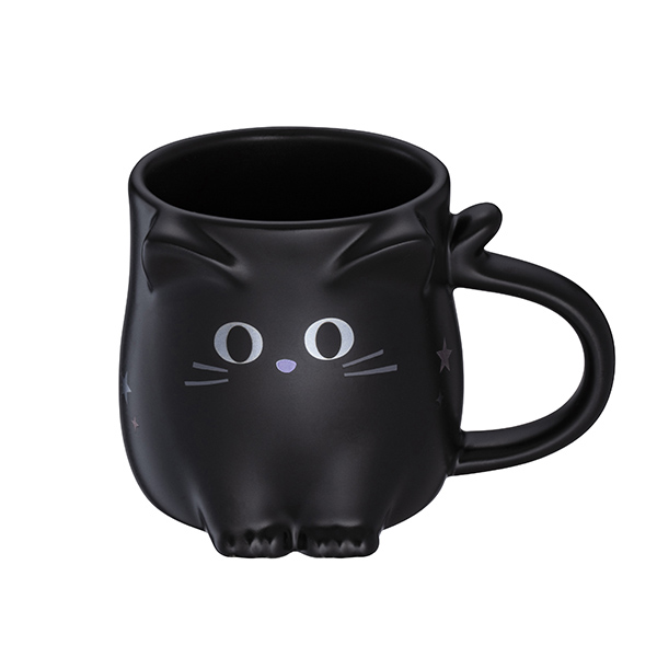 黑貓隱身術馬克杯