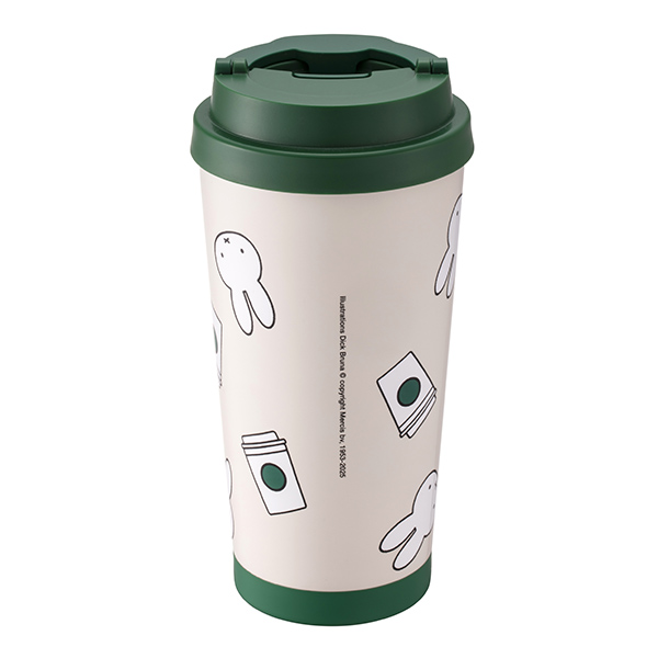 miffy綠蓋不鏽鋼杯