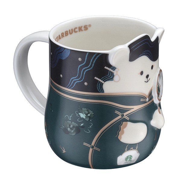 星戲旗袍馬克杯