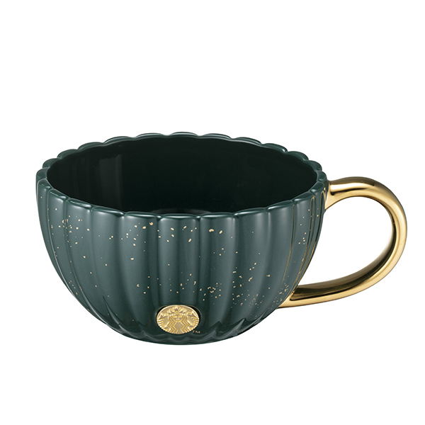 森林綠女神章杯盤組