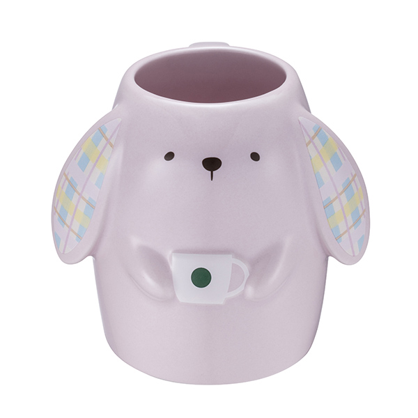 粉兔送祝褔馬克杯