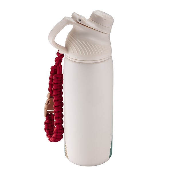 耶誕小屋磁吸掀蓋不鏽鋼水壺