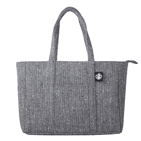 灰女神毛呢風手提袋