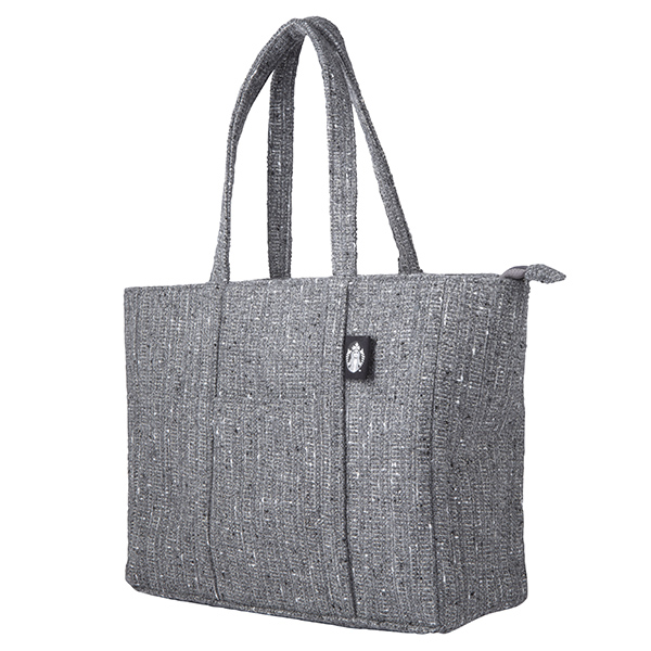 灰女神毛呢風手提袋