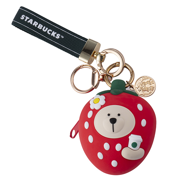 擁抱莓好小熊鑰匙圈