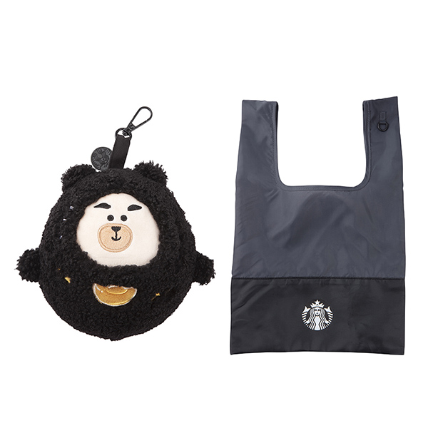 財運達摩小熊隨行收納袋