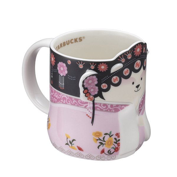 MUG 12OZ Starbucks Bearista-Hua Dan