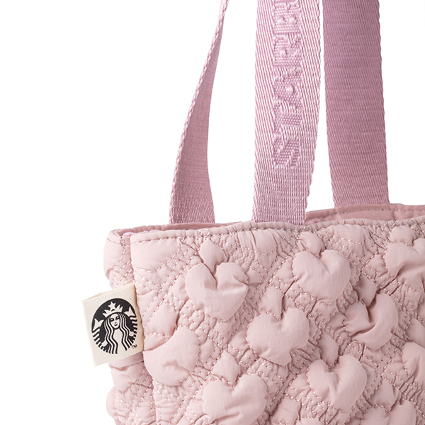 粉雲朵尼龍隨行杯袋