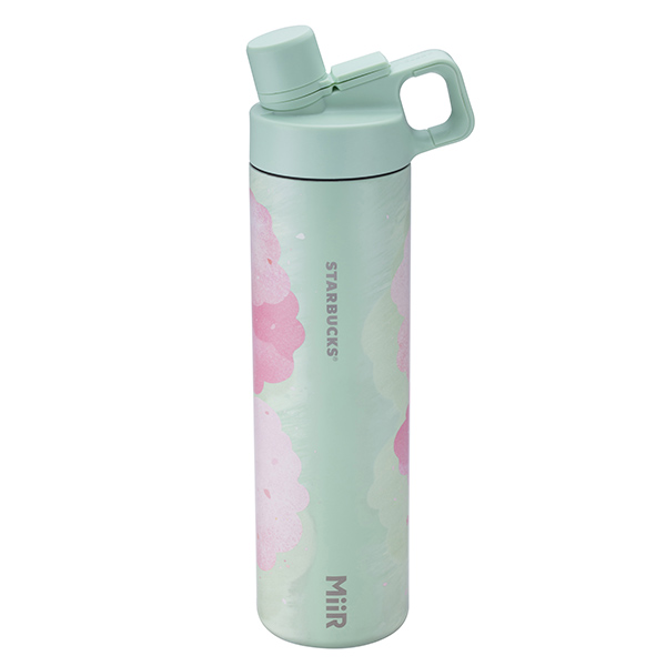 春櫻日和磁吸掀蓋不鏽鋼水瓶