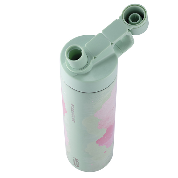 春櫻日和磁吸掀蓋不鏽鋼水瓶