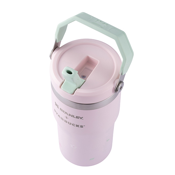 STANLEY春櫻20OZ不鏽鋼吸管杯