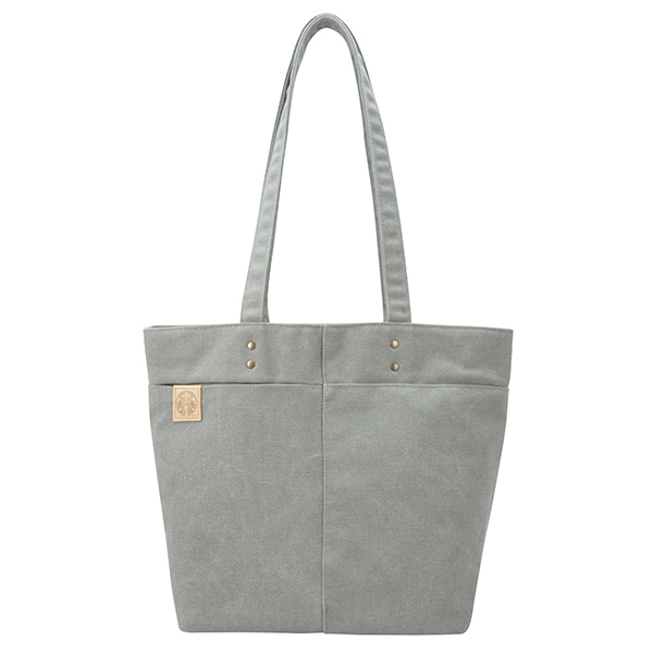 綠女神水洗帆布肩背袋