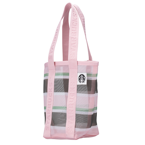 春日條紋網布隨行杯袋