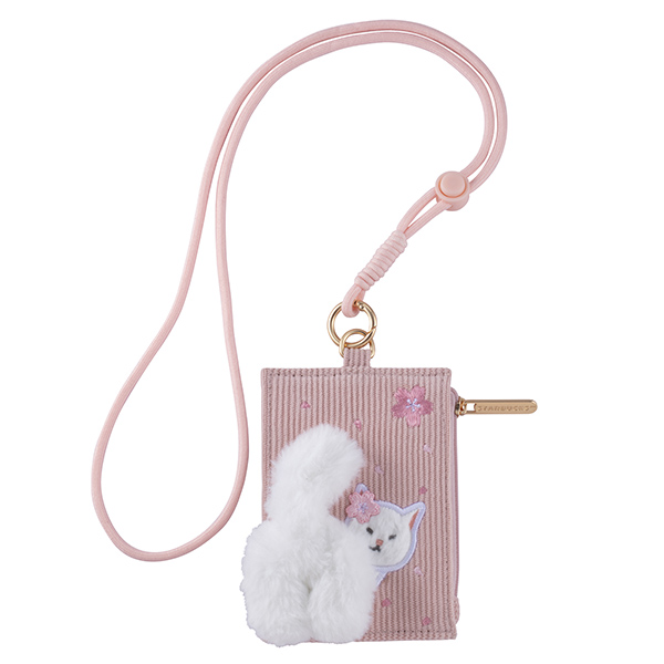 櫻花貓尾巴零錢證件掛牌