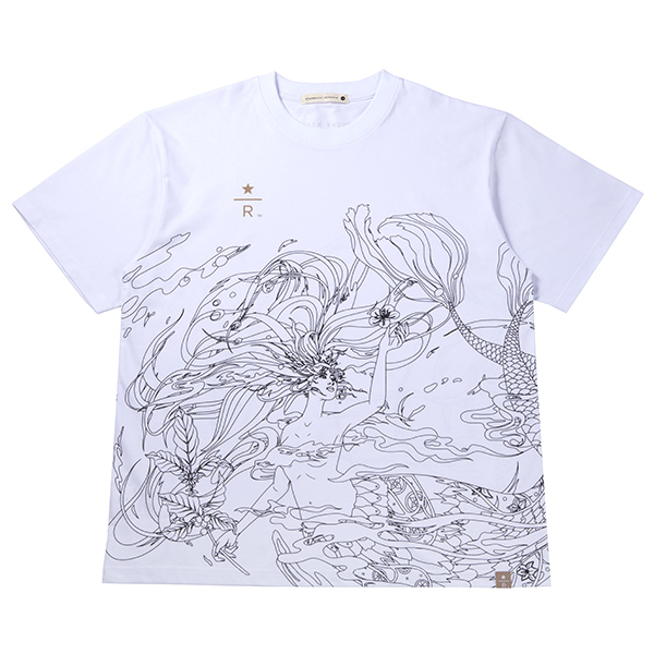 白閃耀女神TSHIRT