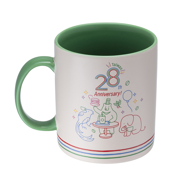 28週年紀念馬克杯