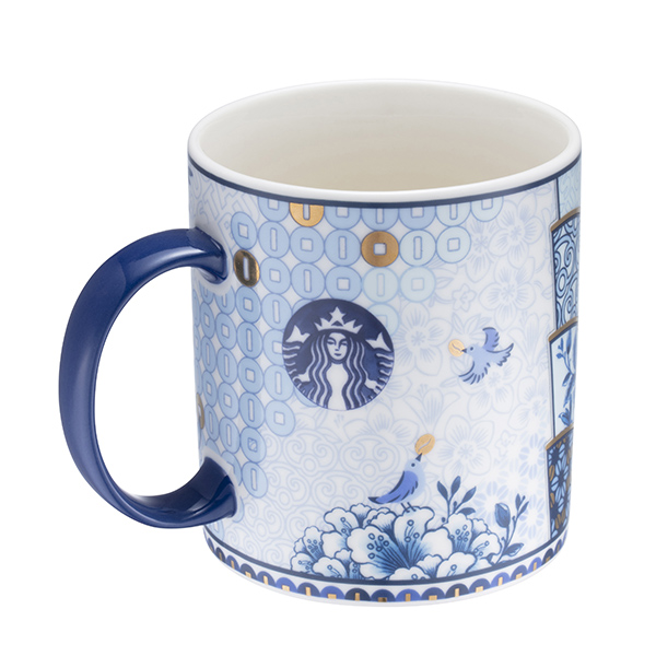 16OZ藍彩風華101馬克杯