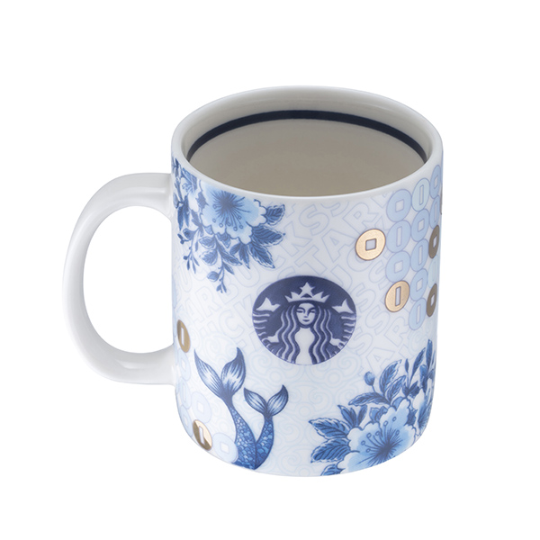 3OZ藍彩風華101馬克杯