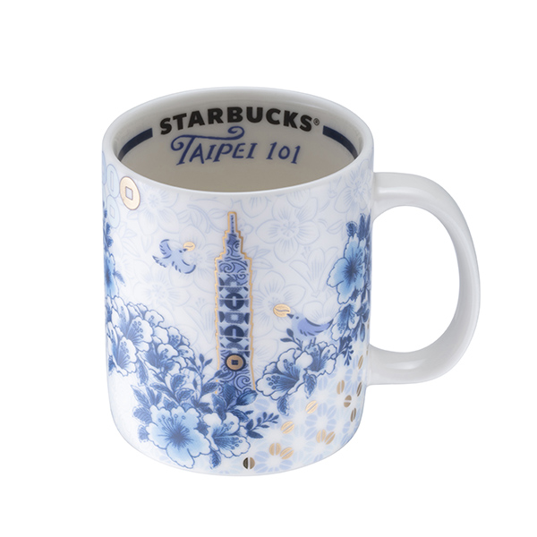 3OZ藍彩風華101馬克杯