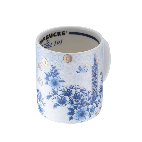 3OZ藍彩風華101馬克杯