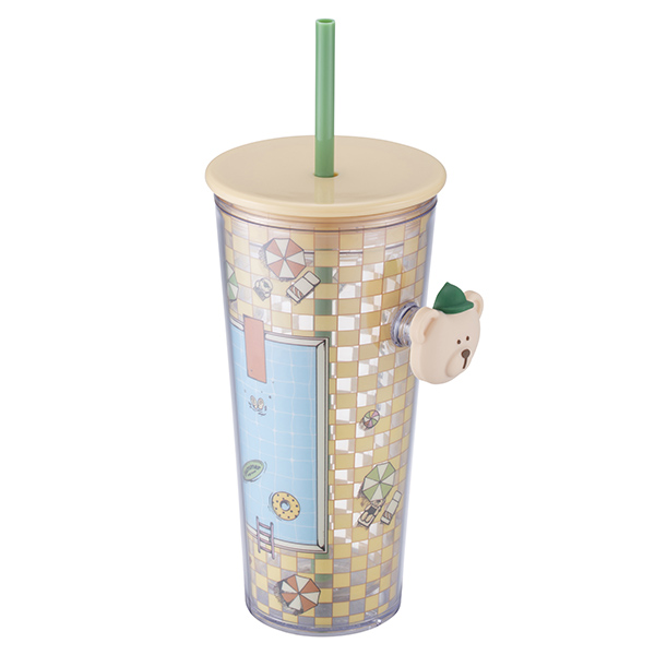 泳池小熊指扣TOGO冷水杯