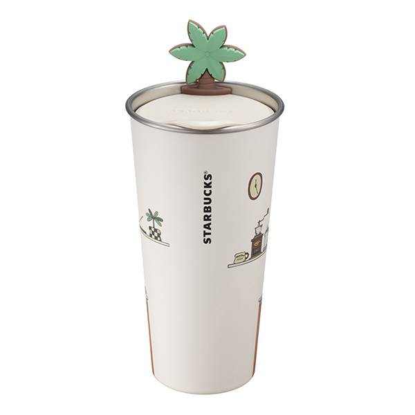 小熊棕梠樹不鏽鋼杯