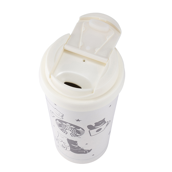 共愛黑白熊不鏽鋼杯