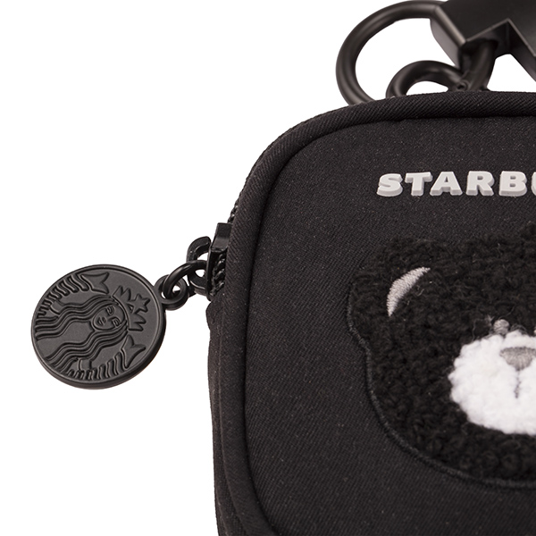 黑星巴克小熊小包掛繩組