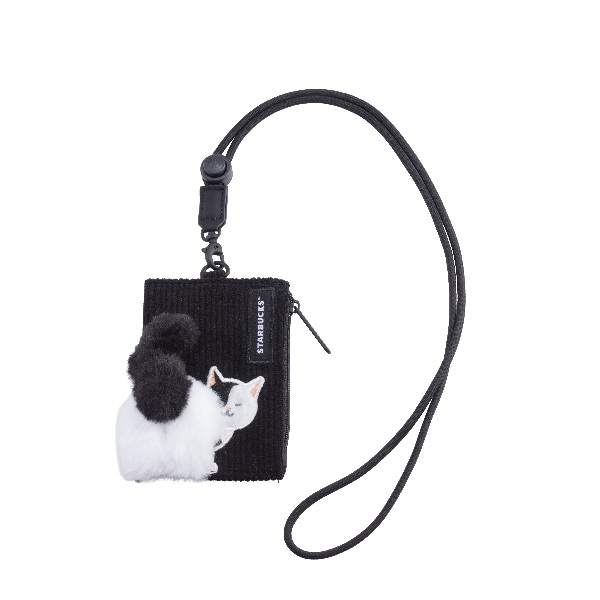 黑白貓尾巴零錢證件掛牌