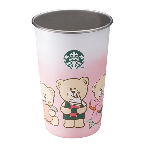蜜桃甜心冷變單層不鏽鋼杯