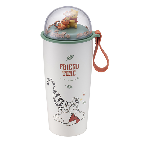 小熊維尼造景磁鐵不鏽鋼杯