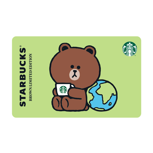 LINE FRIENDS熊愛地球隨行卡