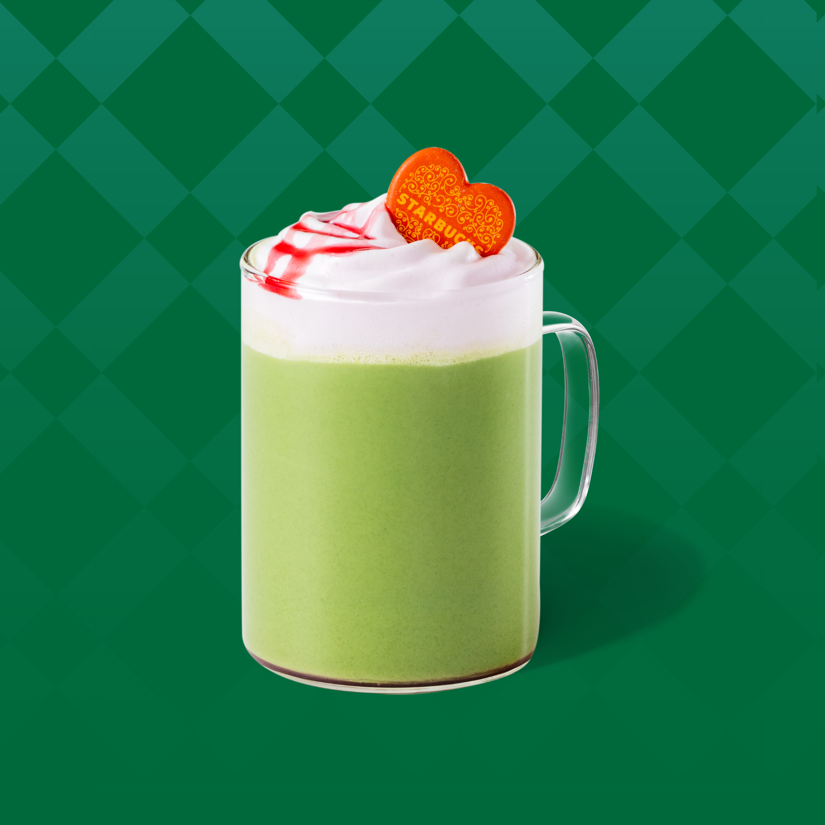 黑櫻桃風味抹茶豆奶那堤