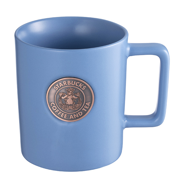 靛蓝复古女神马克杯