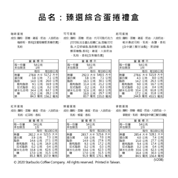 線上門市 臻選綜合蛋捲禮盒 Starbucks Online Store 線上門市 臻選綜合蛋捲禮盒 Starbucks Online Store